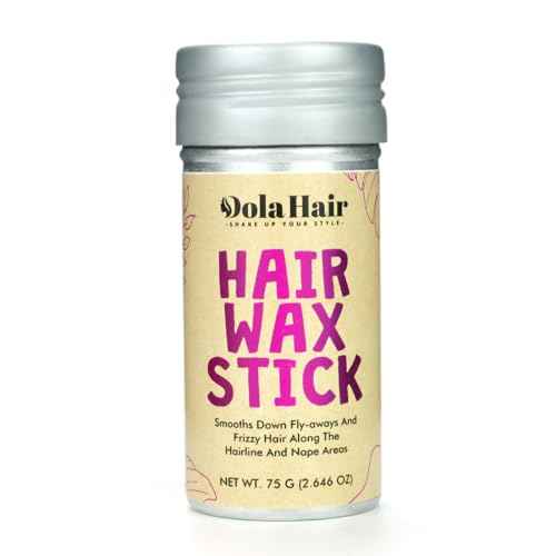 Dolahair Hair Wax Stick for Flyaways, Smoothing, and Slick Back - Hair Pomade for Women and Kids (2 Pack)