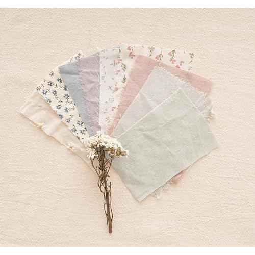 Fancy Clouds 20 Pack Baby Hair Clips for Girls Toddler,Neutral Fabric Snap Clips Pins With Embroidery Daisy Flower Butterfly,Handmade Hair Accessories Barrettes for School Age Kids Children Gifts