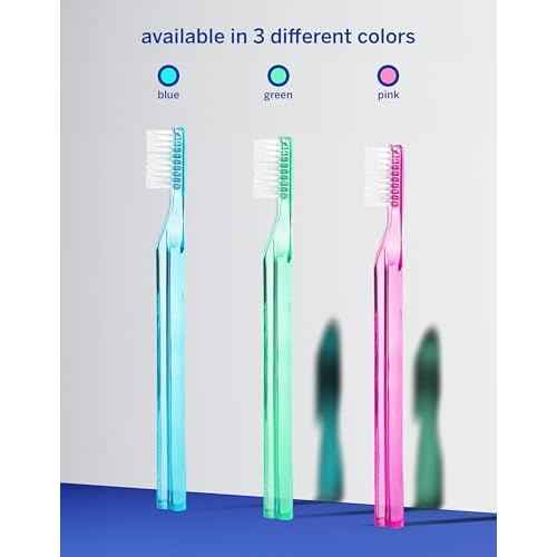 Supersmile New Generation Toothbrush w/Patented 45¡Æ Soft Nylon Bristles - Whitening Tooth Brush w/Ergonomic Handle Guarantees ADA Recommended Brushing Angle for Adults & Children