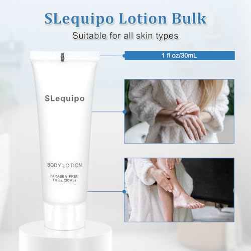 Travel Size Body Lotion Bulk (1 fl oz, 200 Pack), Refreshing Hotel Body Lotion, Mini and Small Size Body Lotion, Guest Hotel Toiletries in Bulk - Mini Body Lotion, Clear Container