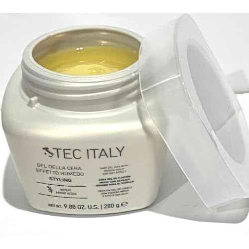 Tec Italy Styling Gel Efecto Humedo 280g, 9.88 Ounce (Pack of 1), Yellow