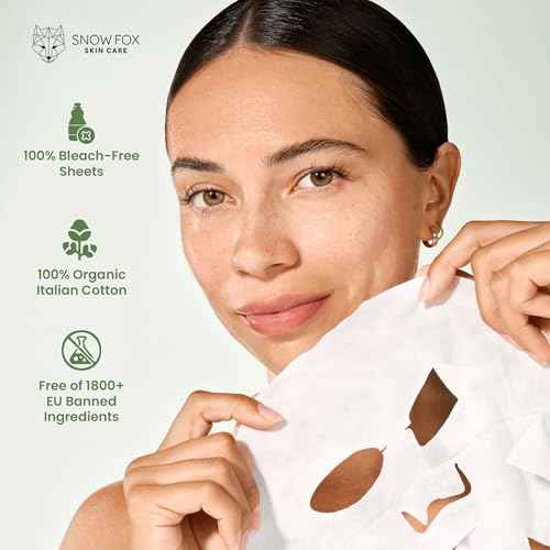 Snow Fox Herbal Youth Mask with Elasticity Production and Collagen Boost, 5-Pack