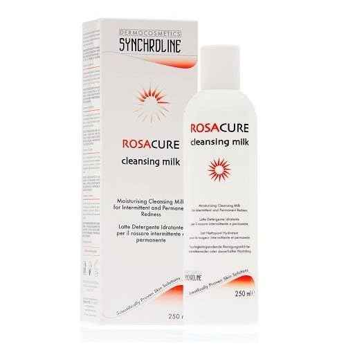 Synchroline Rosacure Moisturising Cleansing Milk 250ml Rosacea Make-up Remover
