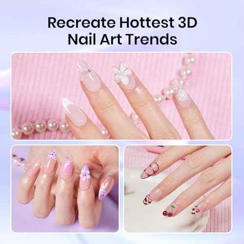 Beetles 5PCS Nail Art Dotting Tools Nail Art Sculpture Pen, Dual-Head Resin Nail Art Tools, Carving Drawing Tool, Silicone Brushes Set Pottery Clay Sculpting Tools Modeling Painting Tool DIY Art