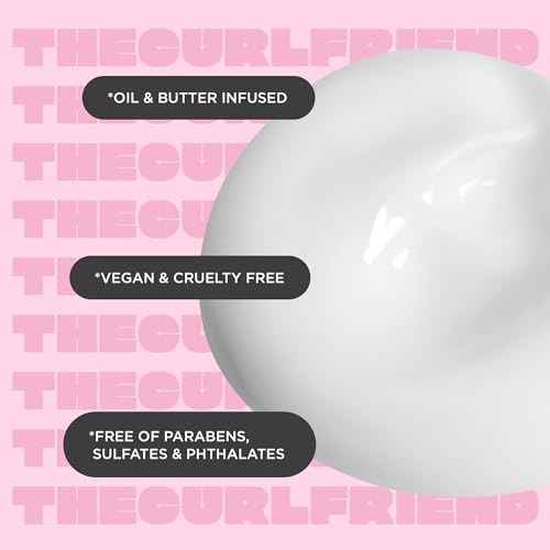 Cake Beauty Curl Defining Cream, The Curl Friend - For Curly Hair | For Frizz Control | Moisturizes & Defines | With Avocado Oil | Soybean Oil & Shea | 6 Fl Oz / 177 mL 2 Pack