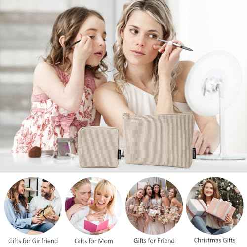 MAGEFY Makeup Bag Small Cosmetic Bag for Women