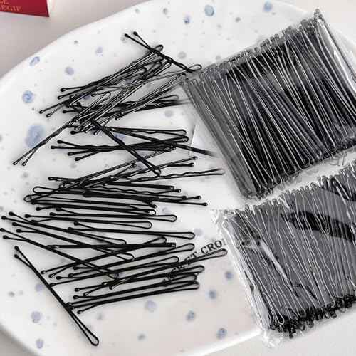 100 PCS 2.2 Inch(55 mm) Bobby Pins Black, Premium Bobby Pin For Women, Kids And Girls, Great For All Hair Types