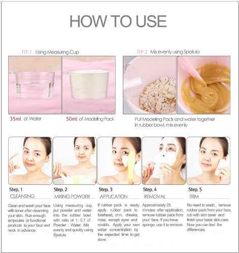 Askin Modeling Mask Powder Pack Pearl for Moisturizing 2500ml