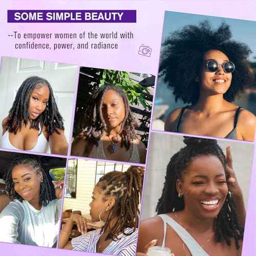 Tight Afro Kinky Bulk Human Hair for Dreadlock Extensions 100% Human Hair,5 Packs 10 Inch 150g,Natural Black #1B,Repair Extensions,Making Locs or Braids, with Needles and Hairpin