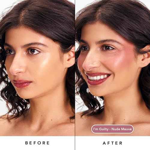 Sacheu Cheek STAY-N Liquid Blush for Cheeks ? High Pigment, Buildable, Lightweight Cream Blush for Dewy & Radiant Flushed Cheeks ? Long-lasting & Cruelty Free, I'm Guilty