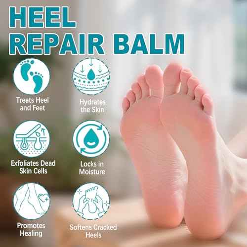 60% Urea Cream Stick with 2% Salicylic Acid, Anti-Cracking Foot & Hand Cream Moisturizer for Dry Cracked Heel Feet, Knee, Elbow, Foot Balm Stick for Callus Remover & Dead Skin Softener (2)