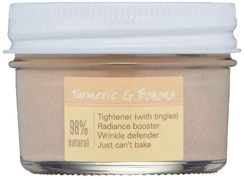 FarmHouse Fresh Turmeric Face Mask, Clay Mask. Mighty Tighty Turmeric & Banana Tightening Mask, 3.2 Fl Oz