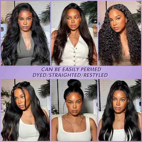Kinky Straight Bundles Human Hair 1 Single Bundle 22 Inch 100% Unprocessed Brazilian Virgin 12A Yaki Straight Human Hair Bundles Hair Extension Sew In for Black Women Natural Color
