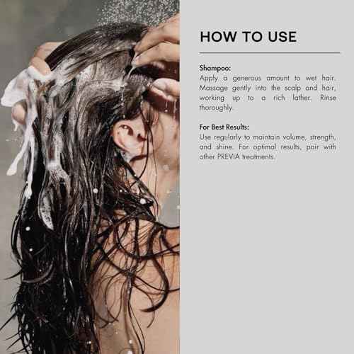 PREVIA Purifying Shampoo for Scalp Health | Purifying & Detoxifying | Nourishing Formula | Vegan & Sulfate-Free | 11.49 oz