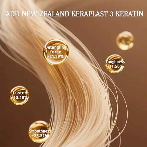 Dear Irean Shampoo and Conditioner Set, Fluffy Fragrance Hair Care For Dry&Damaged Hair, Paraben-Free Shampoo and Conditioner for Women&Men-Made with Keratin, Gifts for Birthday/Christmas (12.4oz x2)