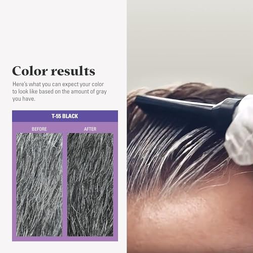 Just for Men Hair Color - Touch of Gray, Black-Gray. 3 Pack