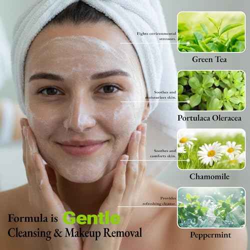 MISSEDSEN Hydrating Gel Facial Cleanser, 10.1 oz & 3.4 oz Travel Size, Fragrance Free, For Normal to Dry & Sensitive Skin (2, 13.5Fl oz)