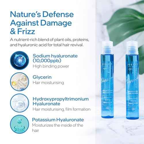 Jigott - Signature Professional Hyaluronic Hair Ampoule, K-Beauty Hair Treatment, 13ml/0.43FL.OZ *10 EACH