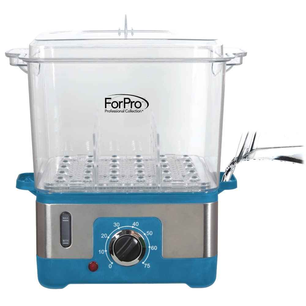 ForPro Professional Collection Premium XL Hot Towel Steamer, 50% Larger Capacity, Holds 9 Facial Towels, Quick Heating Steam Towel Warmer for Salons and Spas