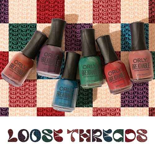 Orly Breathable Nail Polish Loose Threads Collection | Dusty shades for Fall and Winter (Now or Boucl?-ter, 0.6 fl oz)