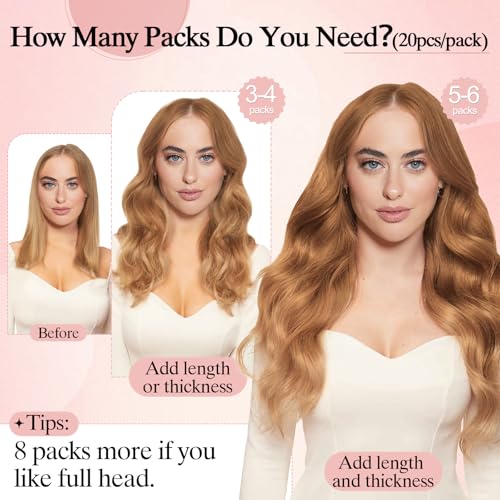 SEGO Double-Stitched Tape in Hair Extensions Human Hair Invisible Tape in Hair Extensions Long Straight Tape Hair Extensions for Women,16 Inch,#2 Dark Brown,20pcs 46g