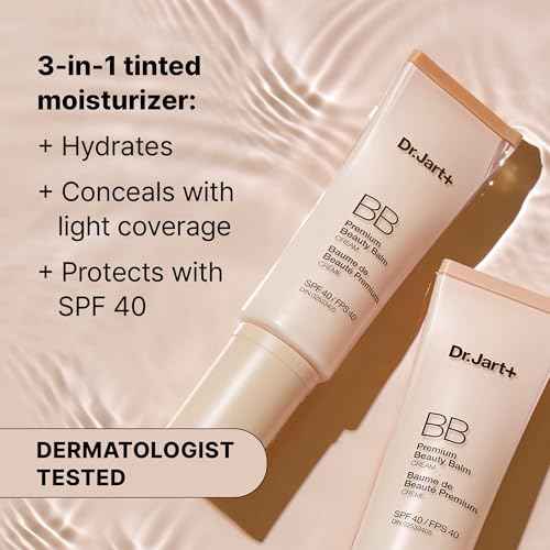 Dr.Jart+ Premium BB Tinted Moisturizer with SPF 40 and Niacinamide | Korean bb cream | Korean Skin Care, 1.35 Fl Oz