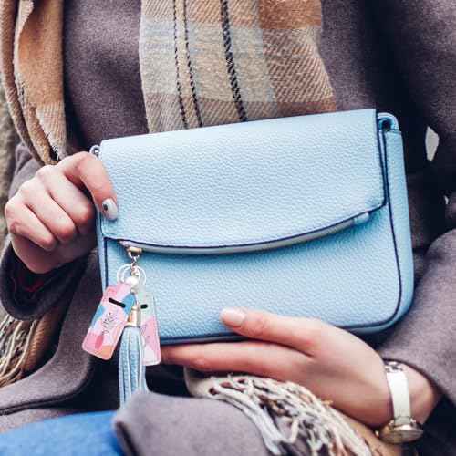 Pengxiaomei 3 Pcs Chapsticks Holder Keychain for Lipstick, Stocking Stuffers for Teen Girls Women Small Christmas Gifts