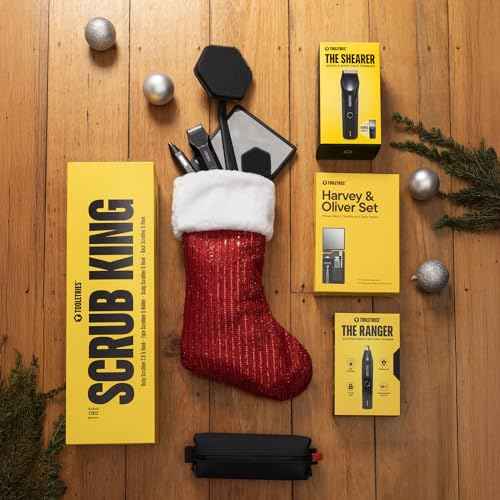 TOOLETRIES The Ranger - Electric Nose & Ear Hair Trimmer for Men, Wet/Dry Nose Clippers with Stainless Steel Blades, Waterproof, Rechargeable Li-Ion Battery, LED Spotlight, Travel Lock