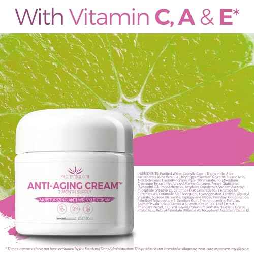 Pro Evrglori Anti Aging Cream - 2 Month - Our Best Anti Aging Cream for Women - Pro Everglori Skincare Anti Wrinkle Cream for Women - Pro Evrglori Anti Aging Skin Cream for Women - Skin Wrinkle Cream