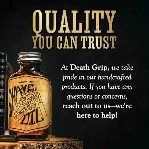 Shave Oil Tea Tree Pre-shave Soften Bristles | For All Natural Razor Glide | Preshave During & AfterShave To Soothe & Soften Skin & Facial Hair by Death Grip | 3oz Bottle | Made In The USA