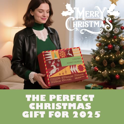 Advent Beauty Calendar 2025 Womens-24 Days of Skincare Advent Calendar for Teen Girls Christmas Gifts for Women, Xmas Countdown Calendar 24pcs Hand Cream Gifts Bath Sets with Body Scrub, Bath Bomb