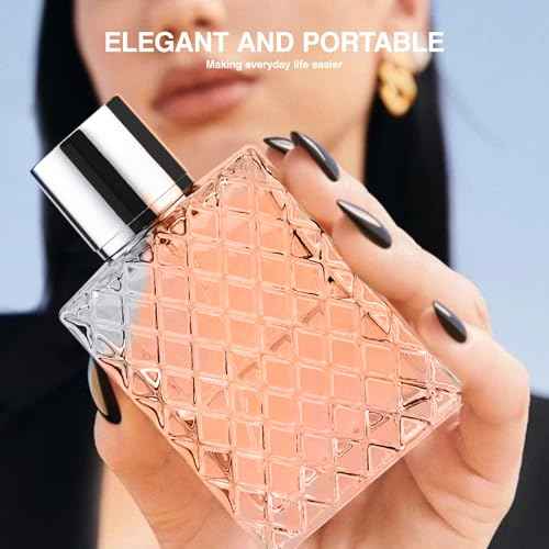 Glass Perfume Bottles Empty Refillable, 100ml /3.4oz Atomizer Sprayer for Perfume, Cologne Bottles Empty with Perfume Dispenser