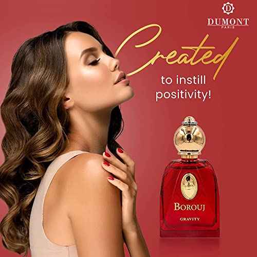 Dumont BOROUJ GRAVITY - 85ml - Unisex Perfume for Men & Women - Agarwood, Vanilla, Woody & Musk Fragrance - Long Lasting Cologne Mist & Body Spray - for Him & Her