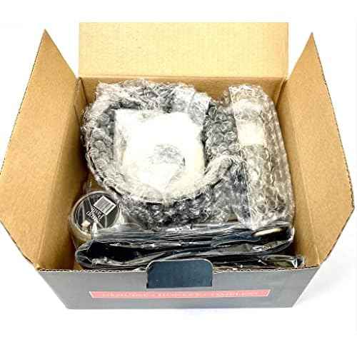 G.B.S Black Luxury Shaving Kit - Wood Straight Razor, Mug, Natural Soap, Brush, Alum block, Strop and Paste Grooming Kit, Black