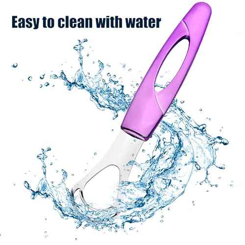 Tongue Cleaner, Tongue Scraper, Tongue Cleanser, Tongue Scraper, Tongue Scraper Cleaner, Helps Fight Bad Breath, Tongue Scrapers (Purple&Blue)
