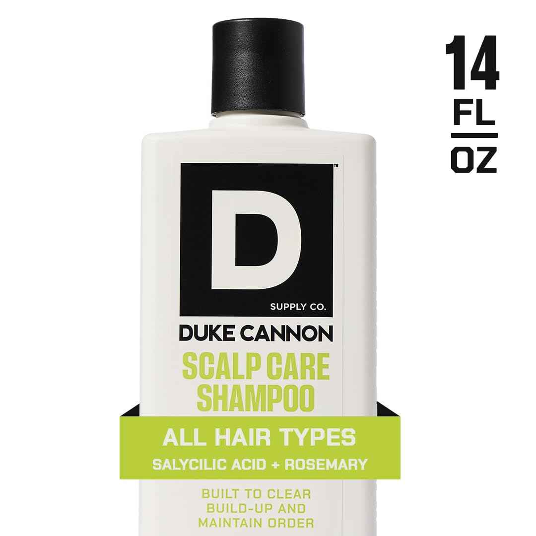 Duke Cannon Superior Grade Scalp Care Shampoo & Conditioner Bundle, 2-Pack, 14 oz Each – Deep Cleansing, Scalp Soothing, Sulfate-Free, Moisturizing Hair Care for Men