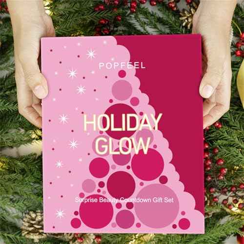 Makeup Advent Calendar 2025, 24 Days Christmas Gifts forTeenage Girls Women All in One Makeup Kit Surprise Gift Christmas Countdown Calendar Gifts with Eyeshadow Palette Lipstick Foundation Eyebrow