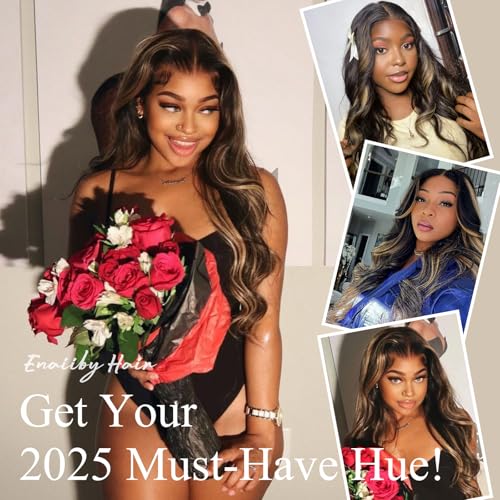 Highlight Honey Blonde Bundles Human Hair 16 Inch Body Wave Black and Blonde Balayage 1b/27 bundles 12A Brazilian Virgin Remy Hair Loose Wave Wavy Sew In Weave Ombre Single Bundle Piano Color P1b27