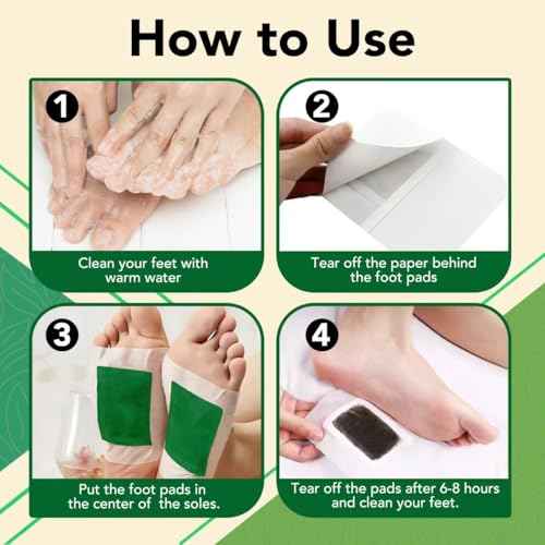 Natural Foot Care Pads, Premium Herbal Ingredients Patches for Deep Cleansing, 30 Pcs for Refresh, Energize & Moisturize - 15 Bags