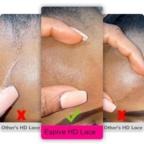 2x6 HD Lace Closure Body Wave 0.11mm Skinlike Undetectable Melted HD Lace Closure with Serrated Edge 12A Unprocessed Virgin Human Hair Closure Pre Plucked with Baby Hair 20 Inch