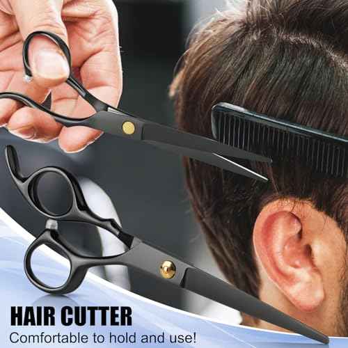 Hair Cutting Scissors Shears Kits, Professional Haircut Scissors Set with Thinning Shears, Stainless Steel Barber Scissors for Men, Women Kids Salon