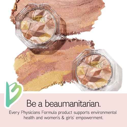 Physicians Formula Mineral Wear Diamond Dust, Vitamin E Mineral Weightless Powder and Serum Hybrid, Warm Radiant Finish, Vegan, Talc-Free, Cruelty-Free - Luminous Bronzer