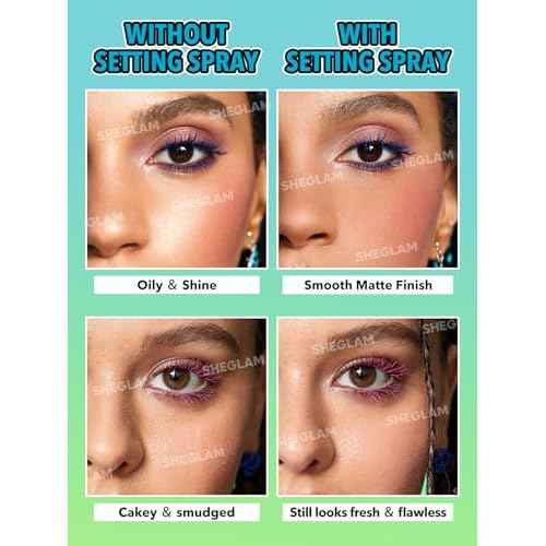 SHEGLAM Pickle Rick Setting spray Long-Lasting Face Mist Makeup Setting for Perfect Makeup