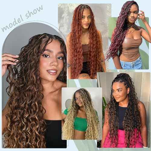 22 Inch 1B/30 Human Braiding Hair For Boho Braids Human Hair Braiding Hair 100g Deep Wave Bulk For Braiding