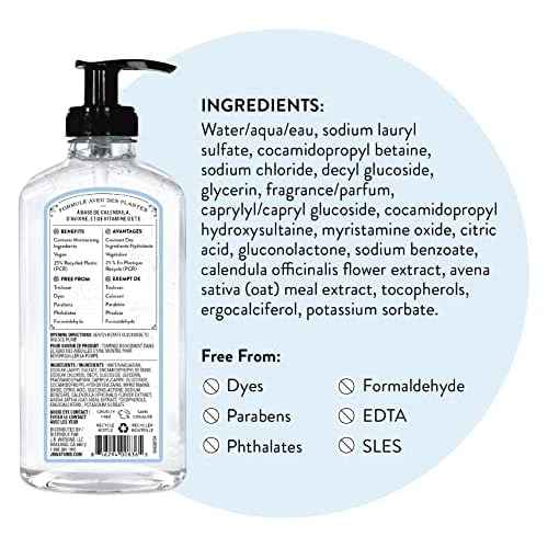 J.R. Watkins Gel Hand Soap, Scented Liquid Hand Wash for Bathroom or Kitchen, USA Made and Cruelty Free, 11 fl oz, Ocean Breeze, 6 Pack
