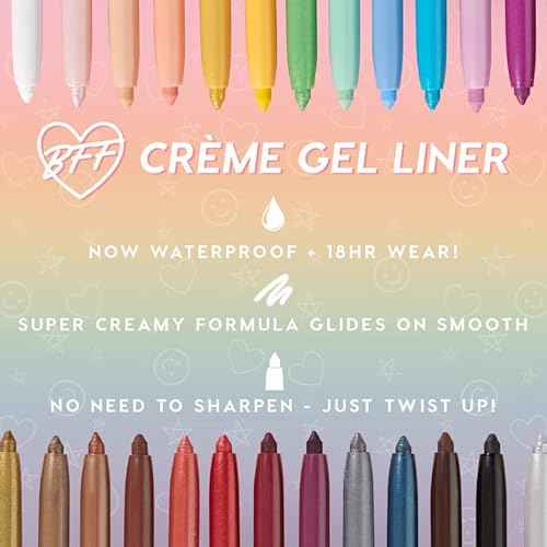 ColourPop x Sailor Moon Cr?me Gel Waterproof Eyeliner - 18HR Wear, Ultra-Pigmented Eyeliner Pencil with Matte & Metallic Finishes - Smudge-Proof, Vegan & Cruelty-Free - Azabu-Juban (0.01 oz)