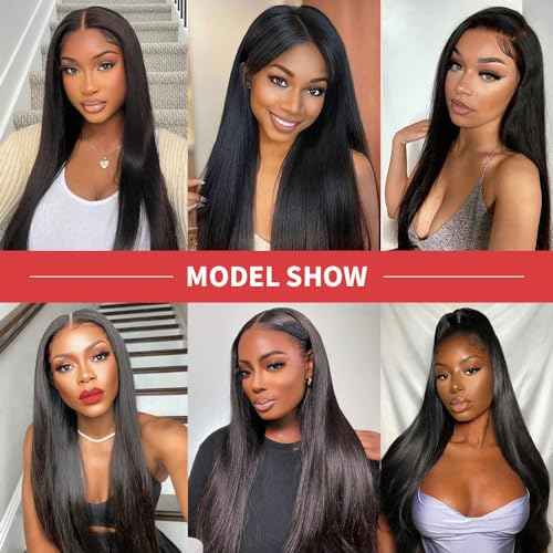 Seamless Clip in Hair Extensions Human Hair Full Head Natural Black PU Seamless Hair Extensions Straight 8pcs 120g Clip ins 100% Remy Human Hair Extensions For Women (16 inch, #1B)