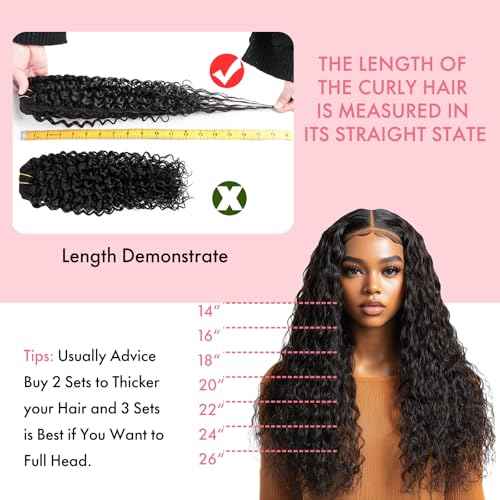 SIYUSI Kinky Curly Clip In Extensions, 3C 4A 100% Brazilian Remy Human Hair Clip Ins, Invisible & Scalp-Friendly, Natural Black Color, 3.52oz, 7Pcs (32 Inch)