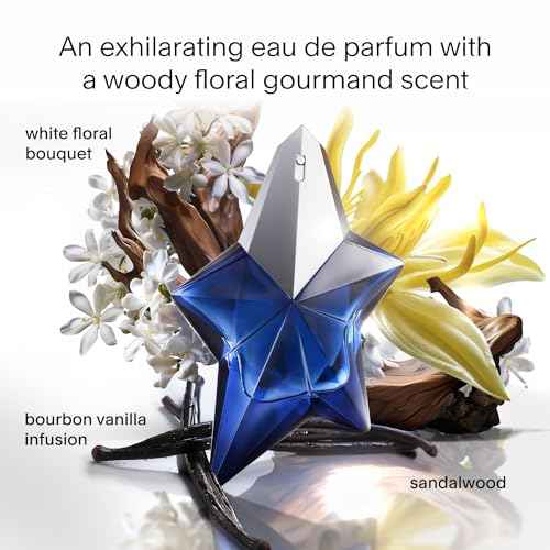 Mugler Angel Elixir - Eau de Parfum - Women's Perfume - Floral & Woody - With Sandalwood, Amber, and Vanilla - Long Lasting Fragrance