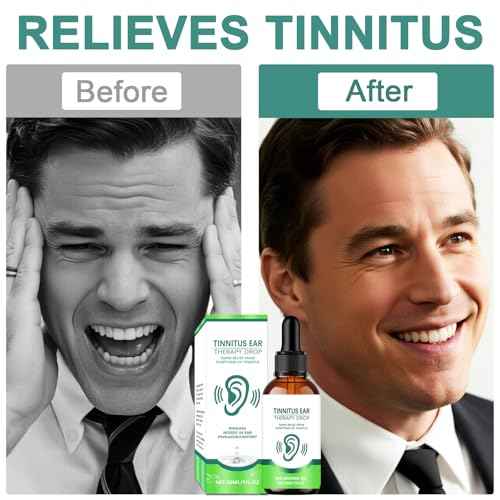 Tinnitus Relief for Ringing Ears, Ear Care Drops Promote Ear Comfort and Clarity, Effective Tinnitus Treatment Reduces Ears Noise and Improves Hearing in Both Men and Women, 1Pack
